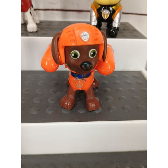 Paw Patrol Mini Plastic Figurines Set Of 5 Characters Marshall Rubble Zuma Rocky - Picture 7 of 12